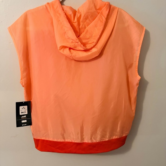Avia Orange Colorblock Short Sleeve Hoodie & Shorts - Picture 3 of 8